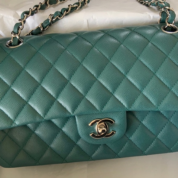 CF Classic Double Flap in Dark Green - Picture 2 of 4